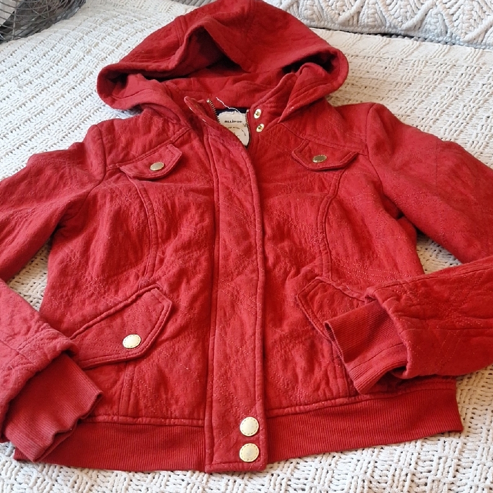 ALLIHOP Jacket with Hood Size XS
